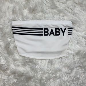 Fashion Nova “Baby” Tube Top